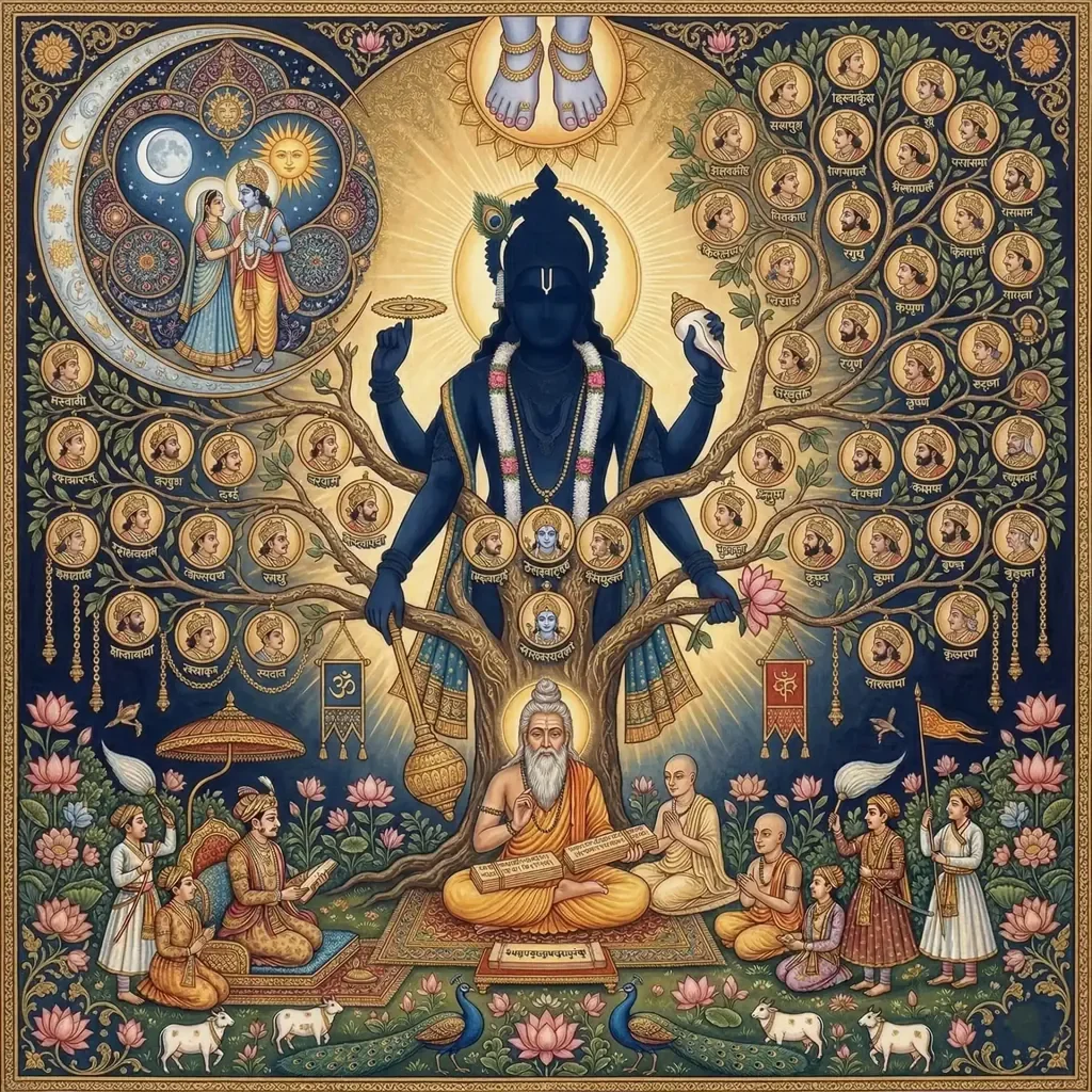 Vishnu Purana - Amsha 4: Dynasties (Vaṃśa) and Royal Narratives with Theological Interludes